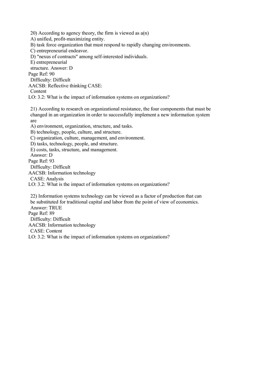 Chapter 3 Information Systems, Organizations, and Strategy Part 1 - Page 8