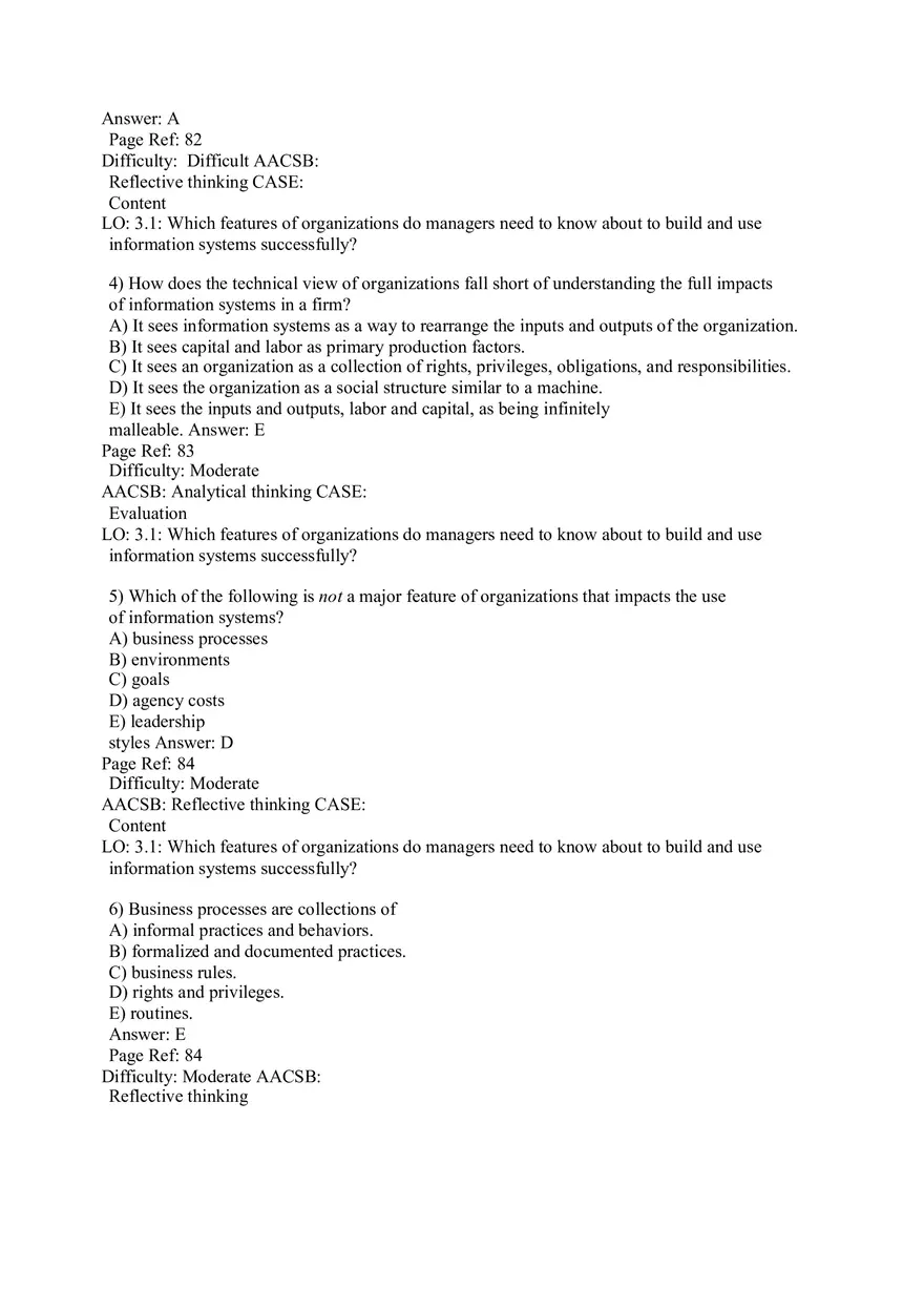 Chapter 3 Information Systems, Organizations, and Strategy Part 1 - Page 2
