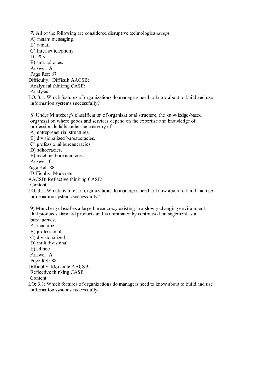 Chapter 3 Information Systems, Organizations, and Strategy Part 1 - Page 4