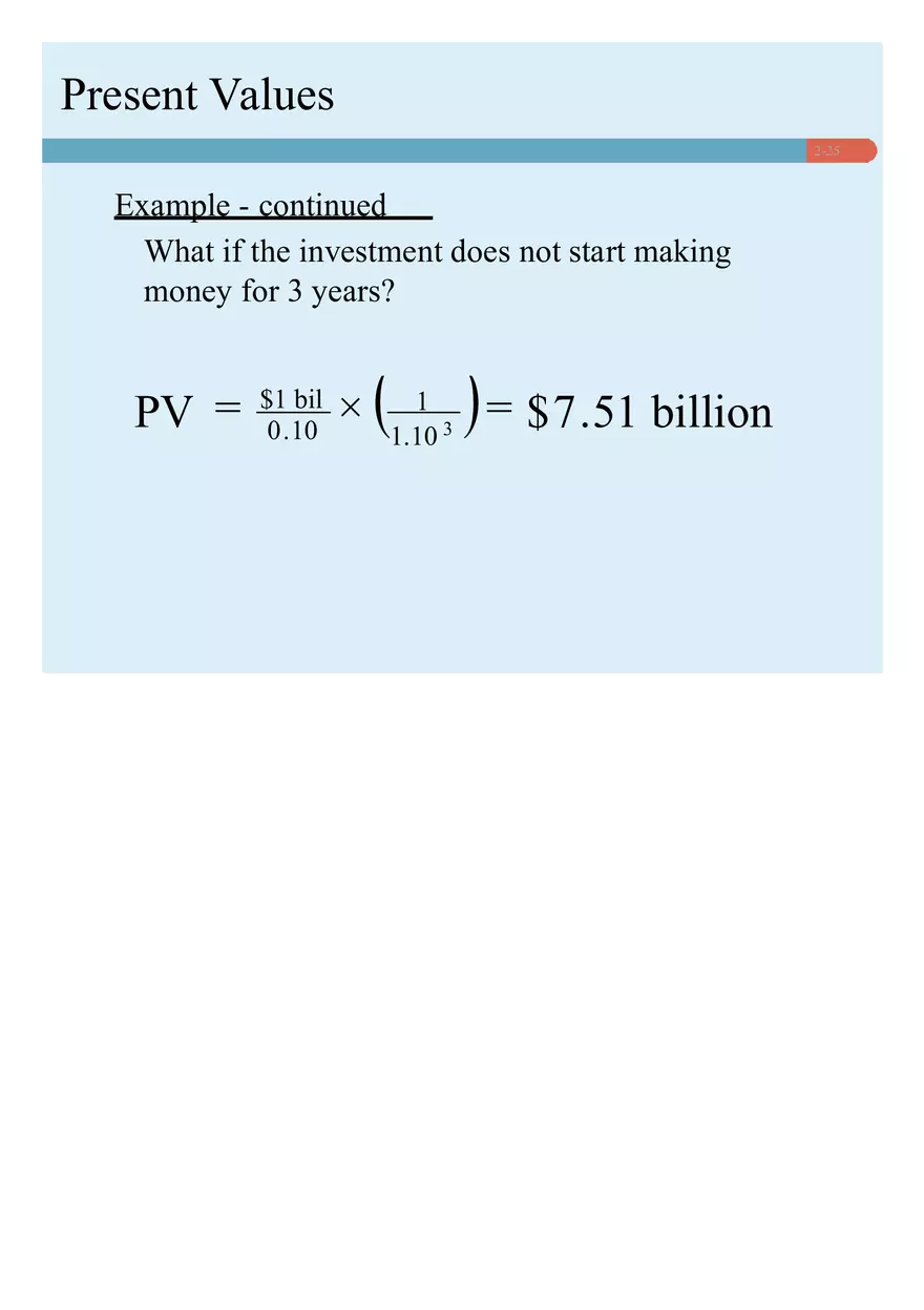 Chapter 02 How to Calculate Present Values Lecture - Page 17