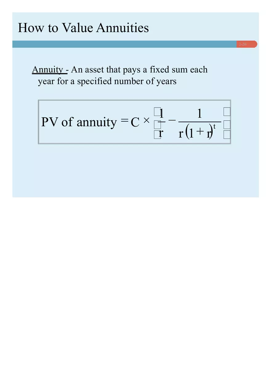 Chapter 02 How to Calculate Present Values Lecture - Page 18