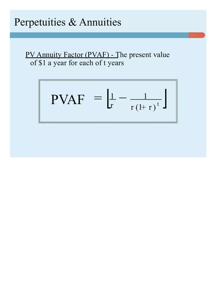 Chapter 02 How to Calculate Present Values Lecture - Page 19