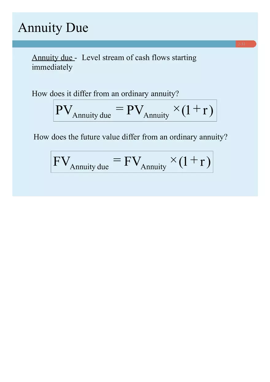 Chapter 02 How to Calculate Present Values Lecture - Page 23