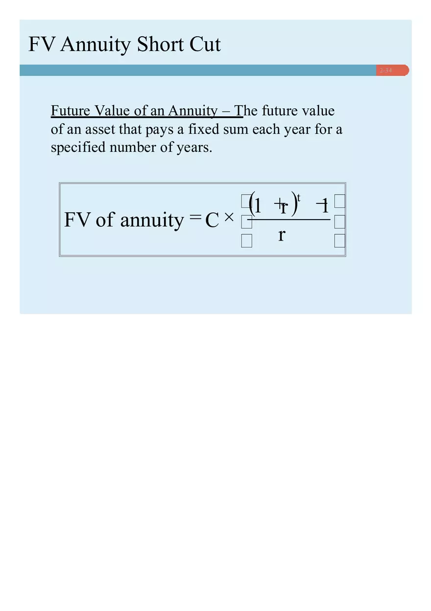Chapter 02 How to Calculate Present Values Lecture - Page 27