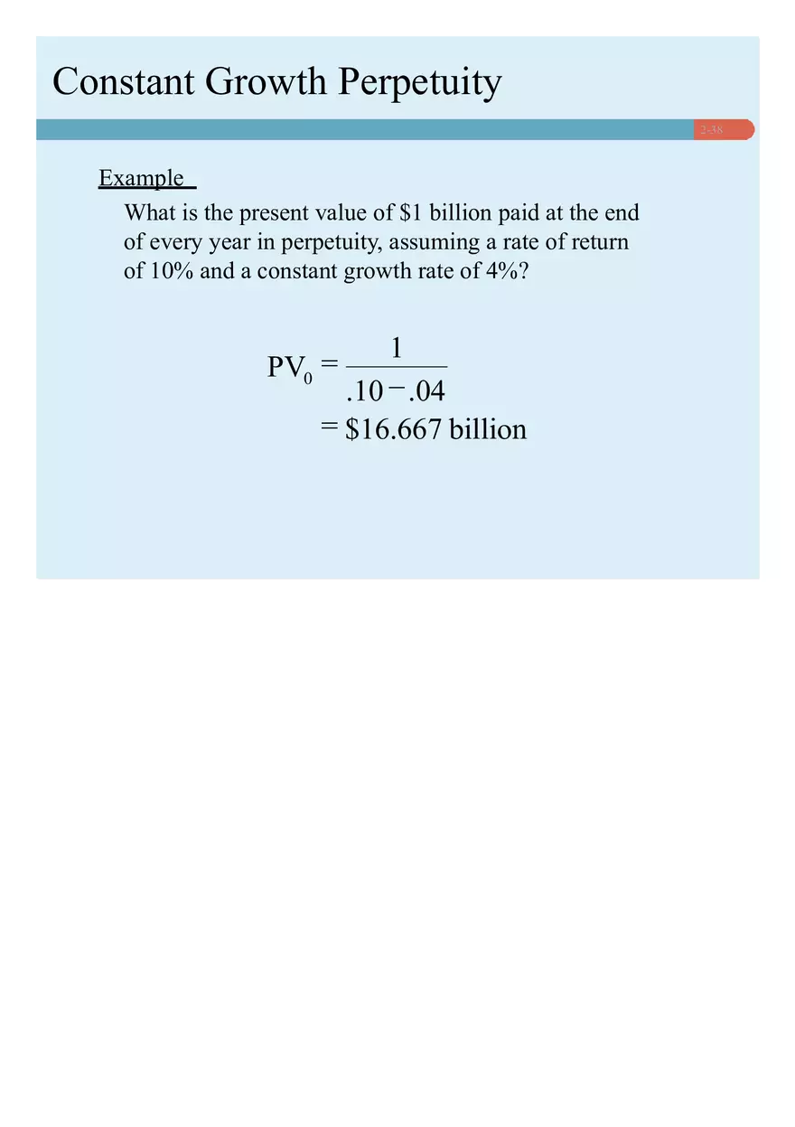 Chapter 02 How to Calculate Present Values Lecture - Page 31