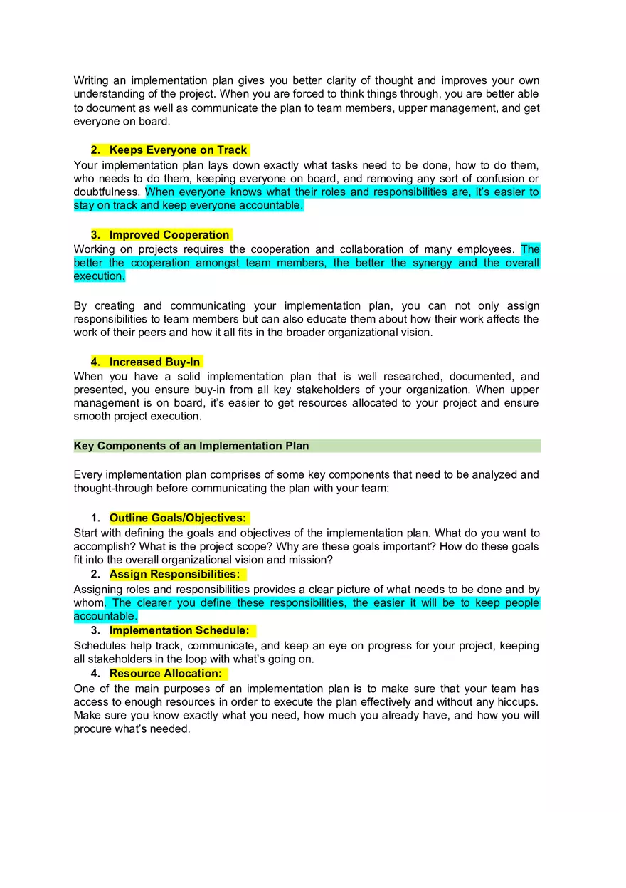 Business Implementation - Page 2