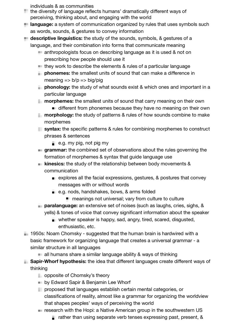 Anthropology Summary - Page 7