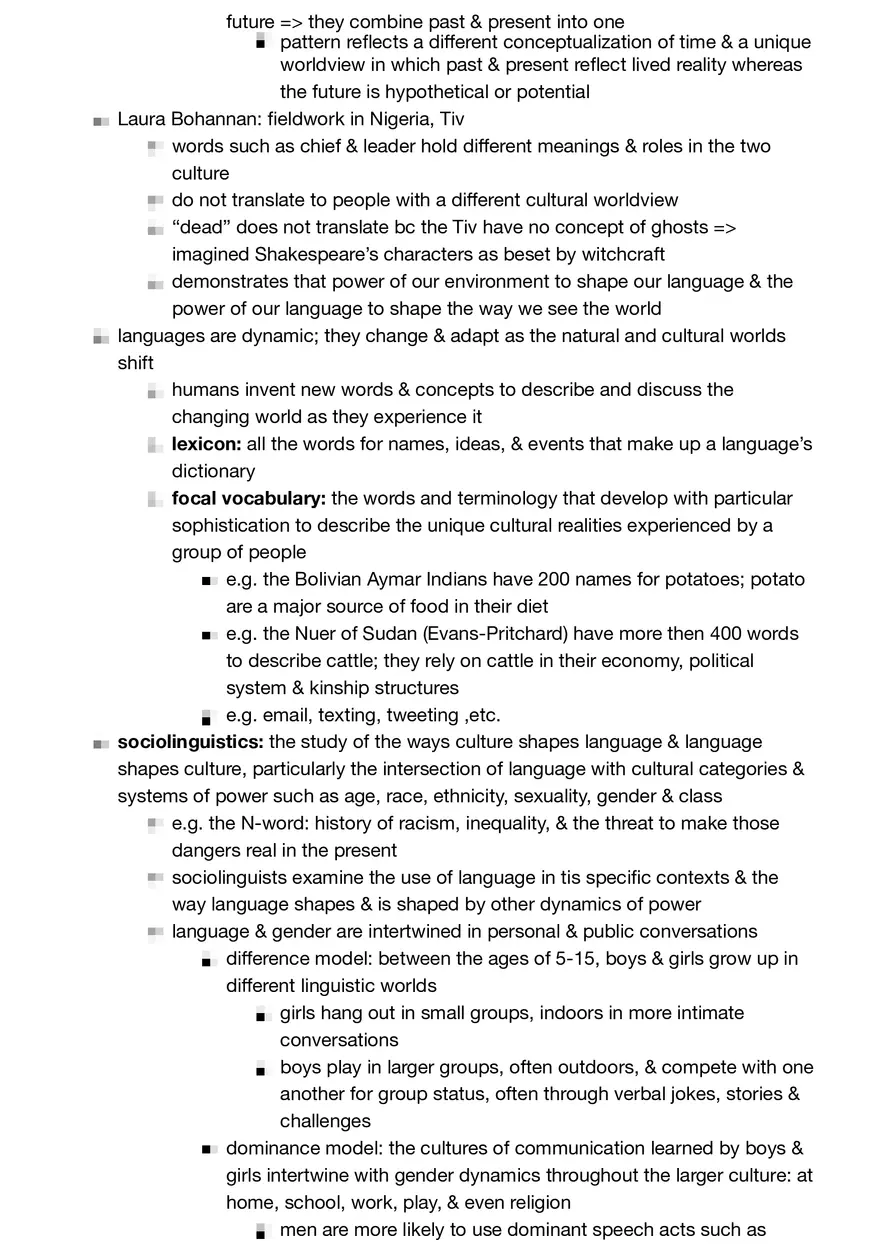 Anthropology Summary - Page 8