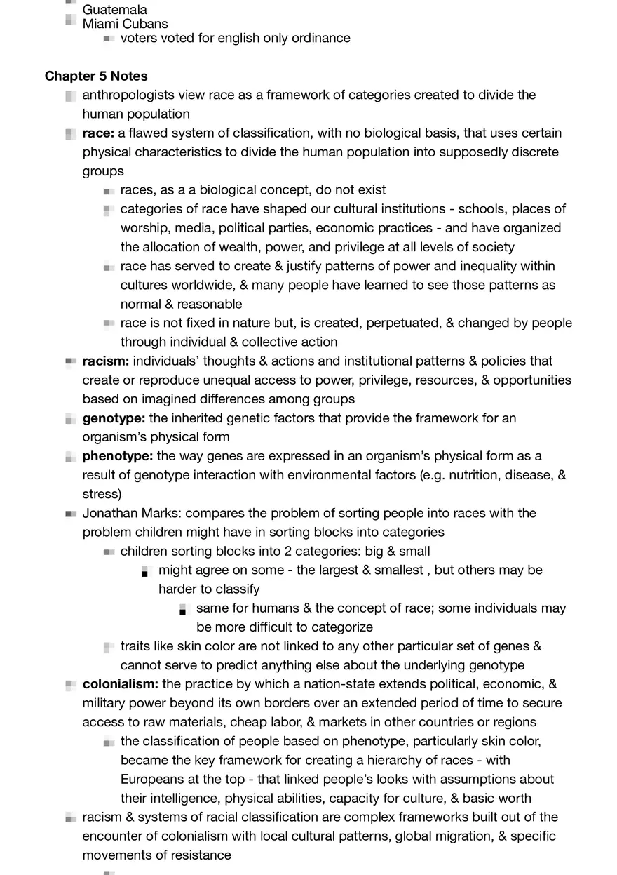 Anthropology Summary - Page 12