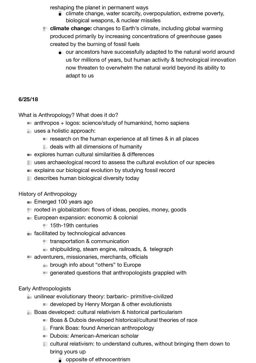 Anthropology Summary - Page 24