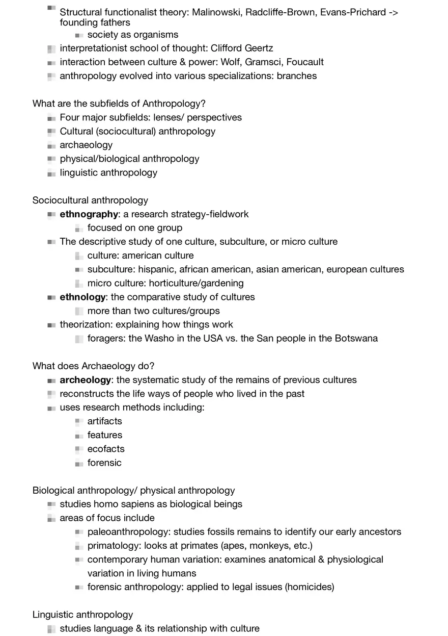 Anthropology Summary - Page 35