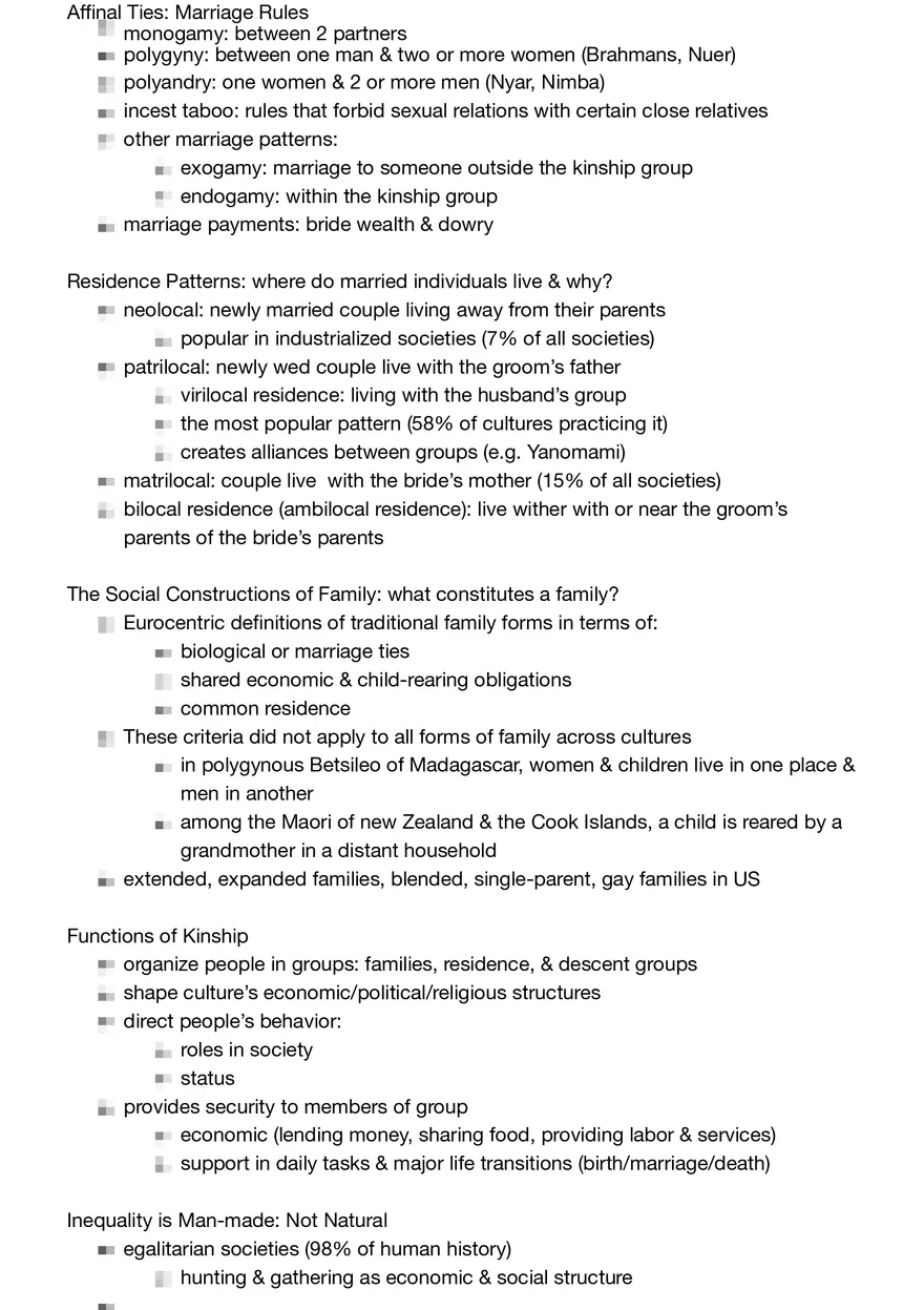 Anthropology Summary - Page 36