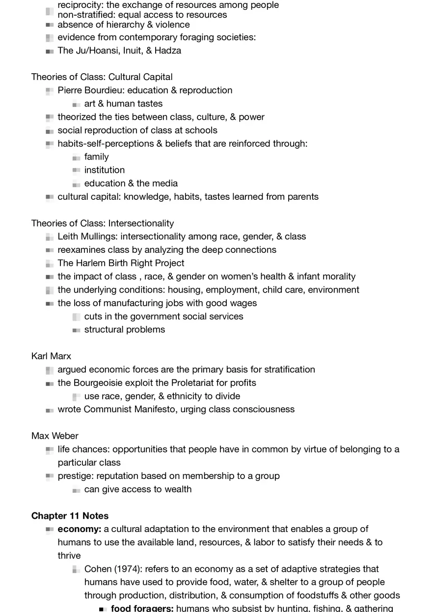 Anthropology Summary - Page 37