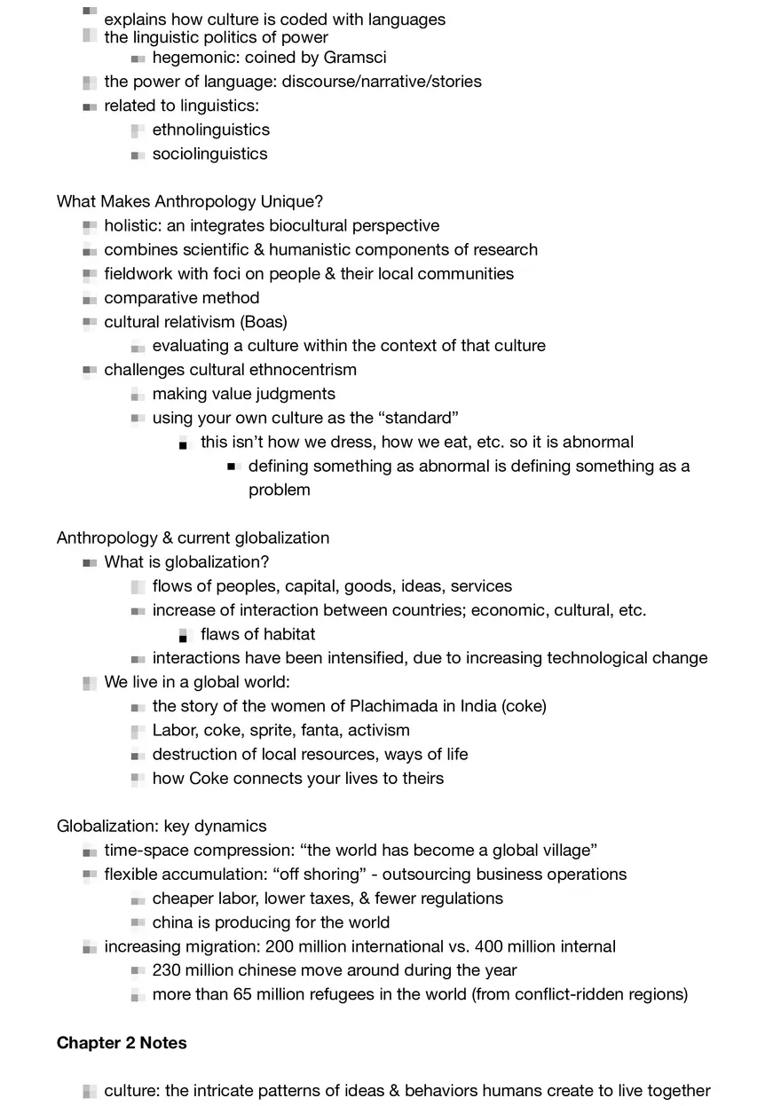 Anthropology Summary - Page 46