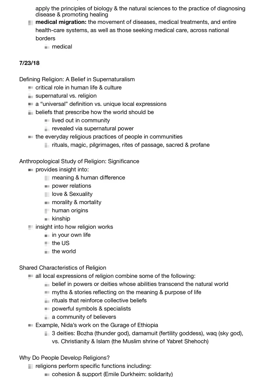 Anthropology Summary - Page 49