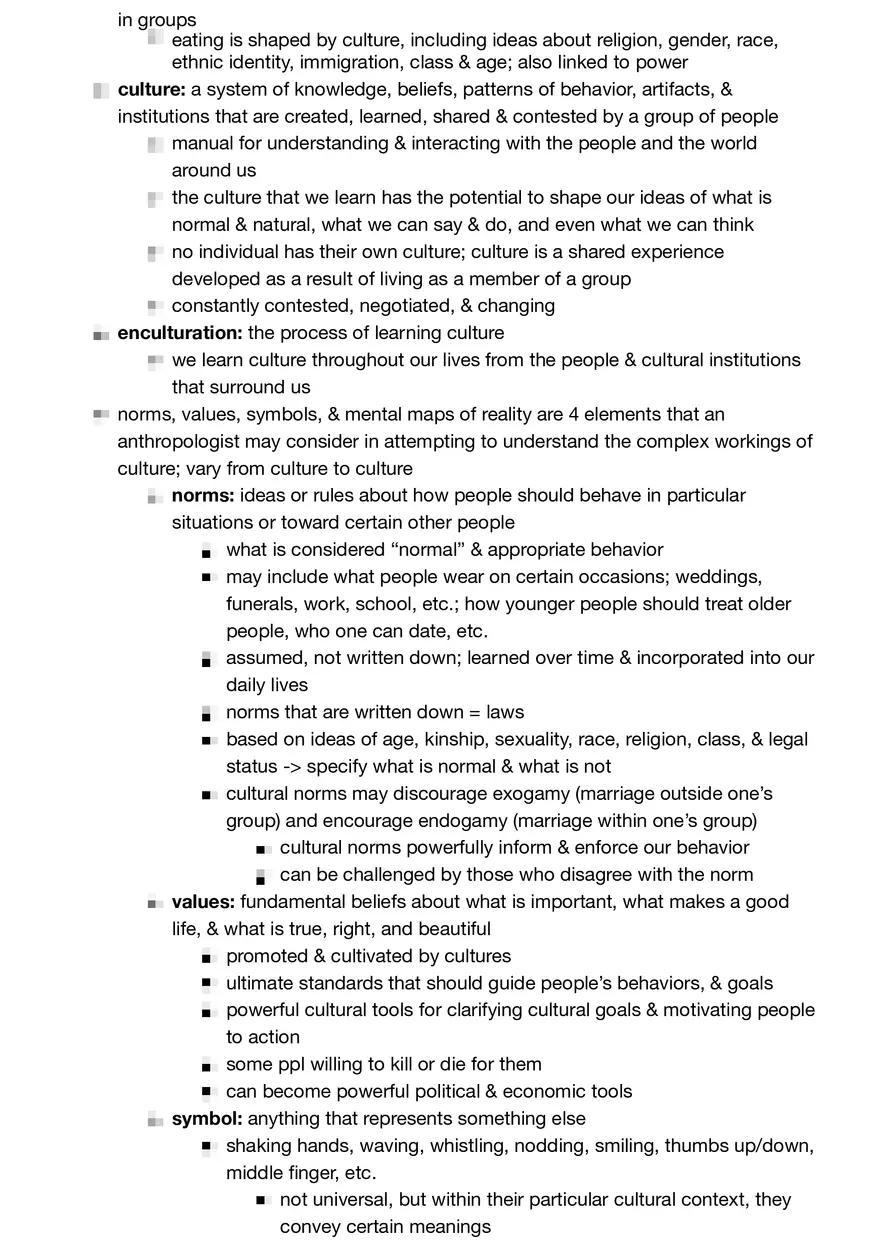 Anthropology Summary - Page 54
