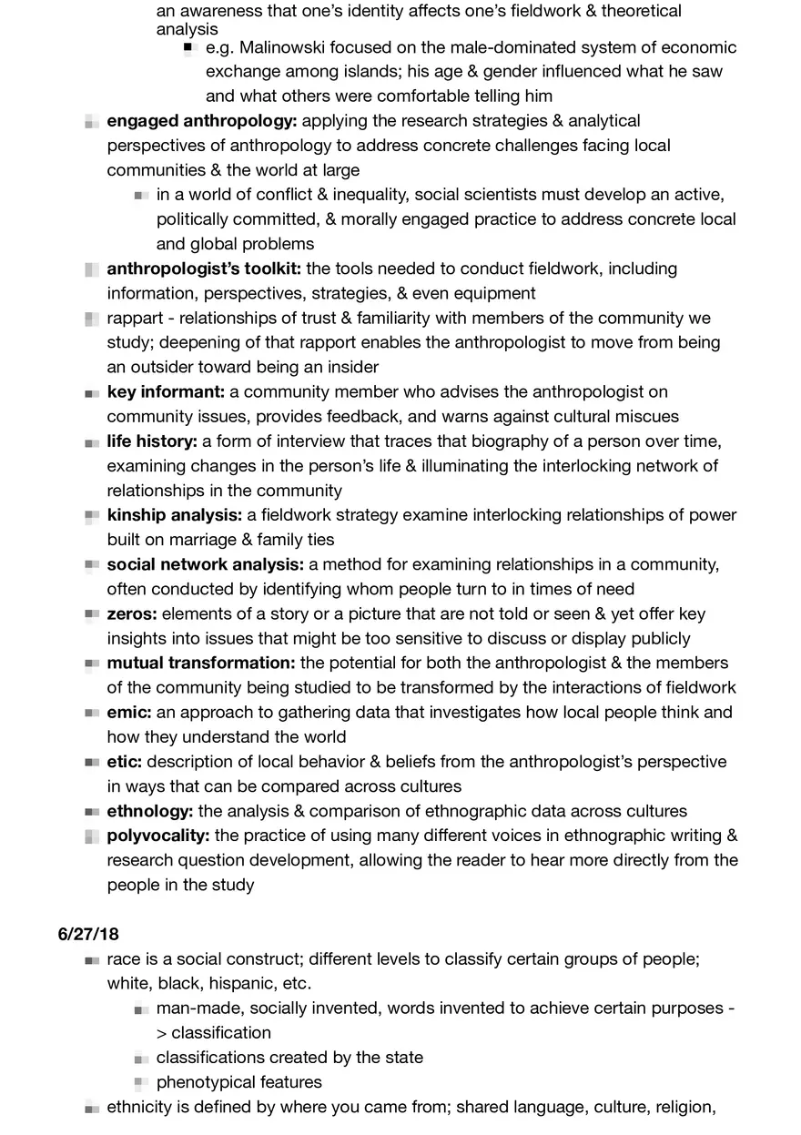 Anthropology Summary - Page 3