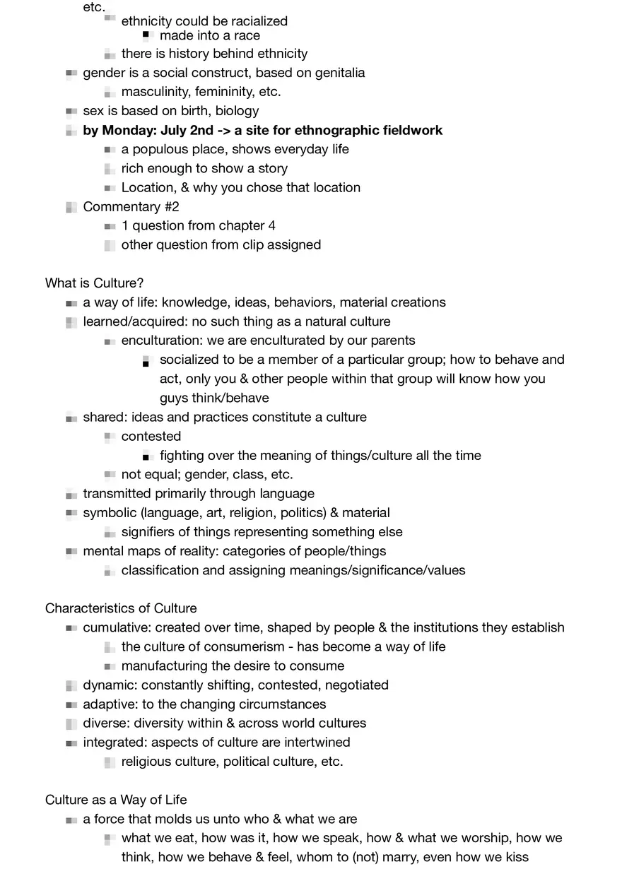 Anthropology Summary - Page 4