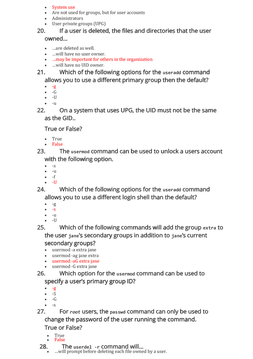 Linux Essentials 2.0 Chapter 16 Exam Answers - Page 3