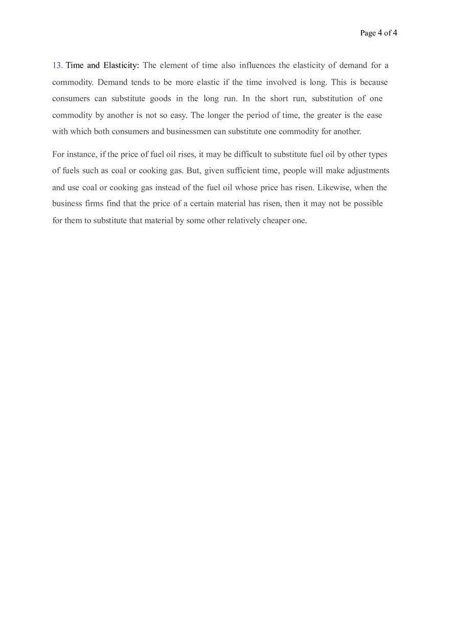 Determinants of Elasticity of Demand - Page 4