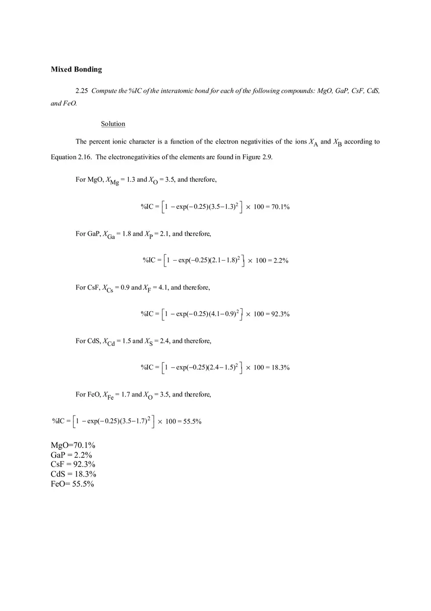 Atomic Structure and Interatomic Bonding Problems - Page 4