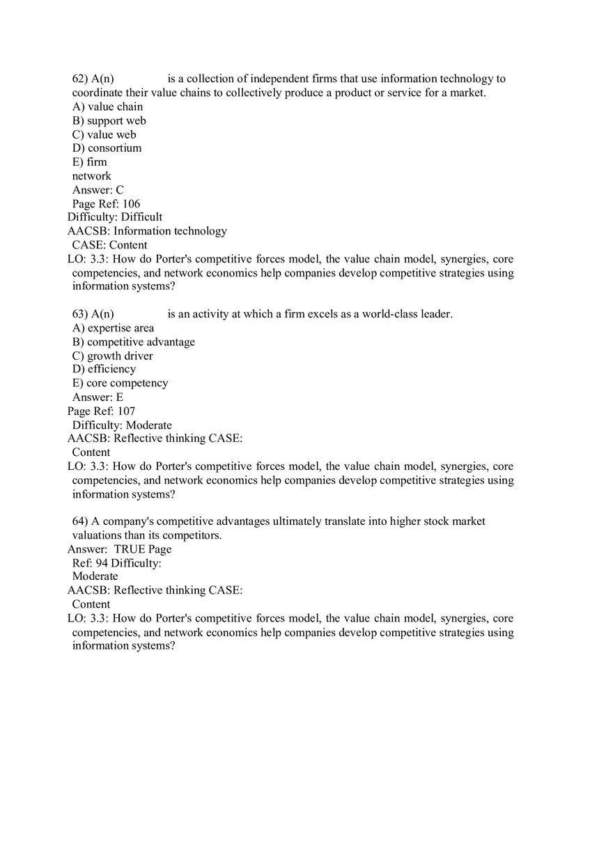 Chapter 3 Information Systems, Organizations, and Strategy Part 3 - Page 7