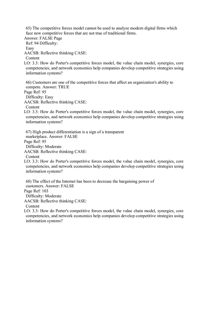 Chapter 3 Information Systems, Organizations, and Strategy Part 3 - Page 8