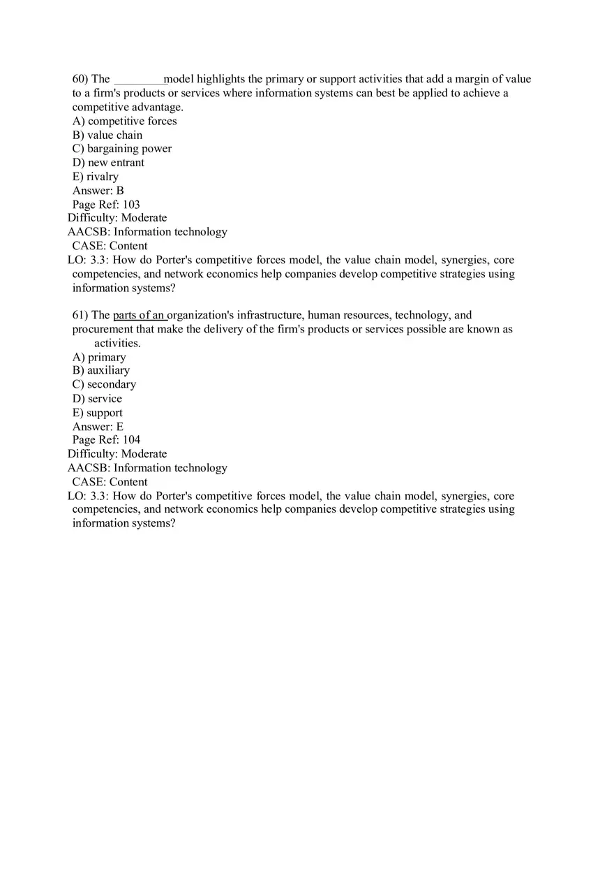 Chapter 3 Information Systems, Organizations, and Strategy Part 3 - Page 6