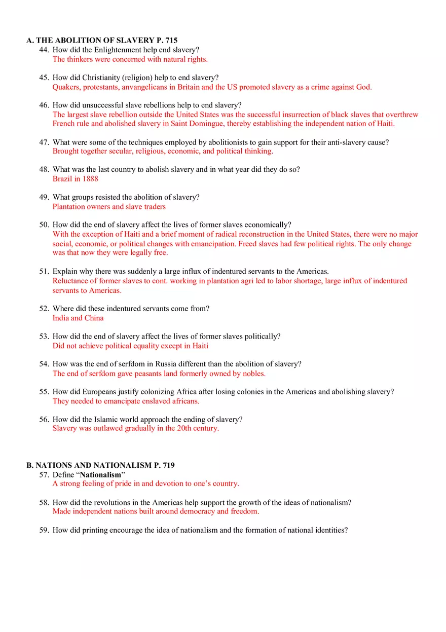 Chapter 16 Atlantic Revolutions, Global Echoes Answers - Page 4