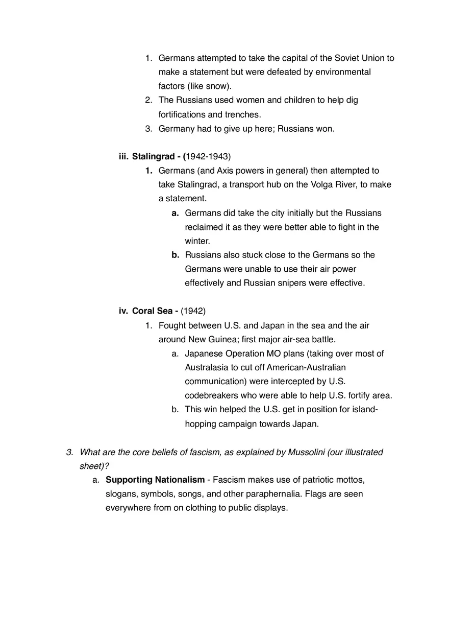 World War I, the Great Depression, Fascism and World War II - Page 2