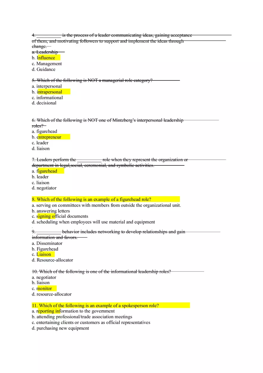 Chapter 1 Introduction to Leadership True False - Page 3