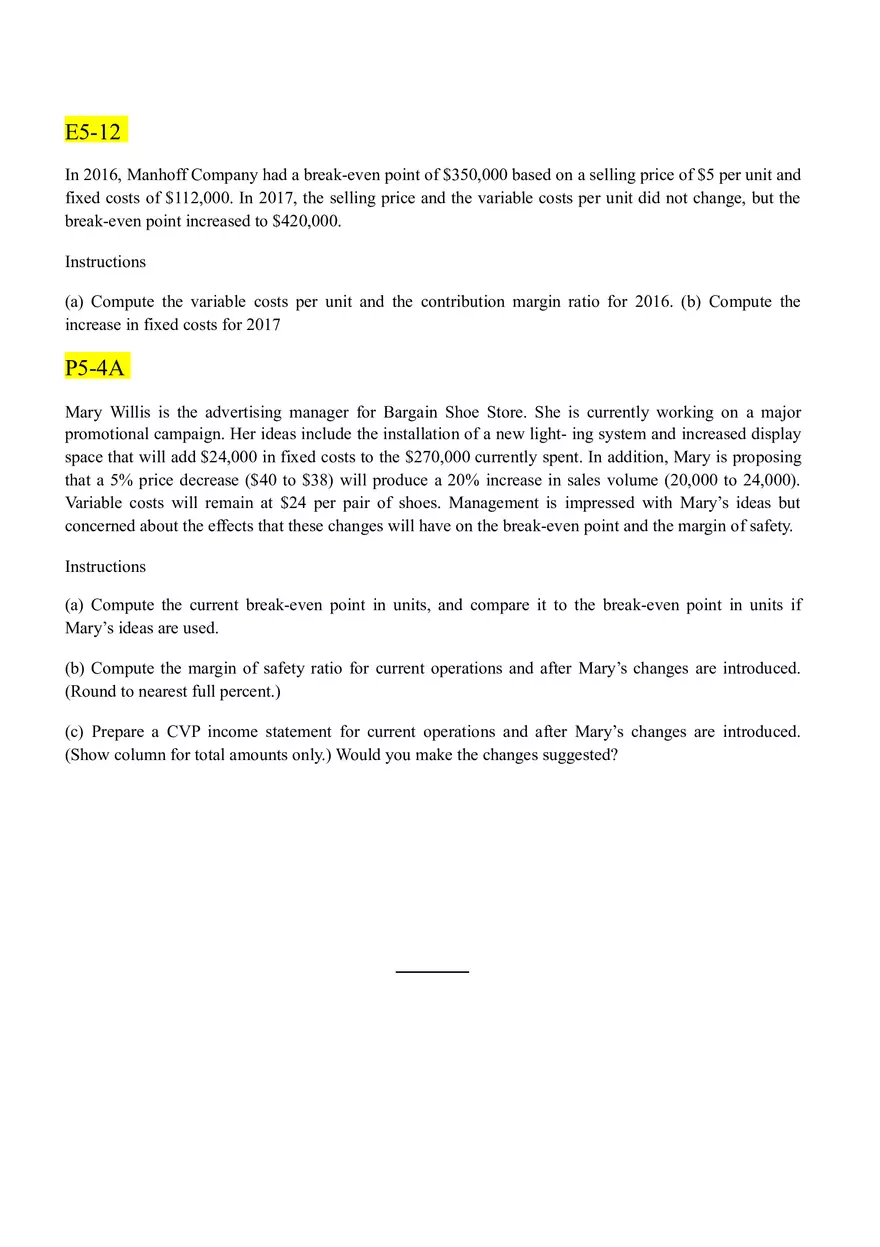 Accounting Revision Package Questions - Page 7