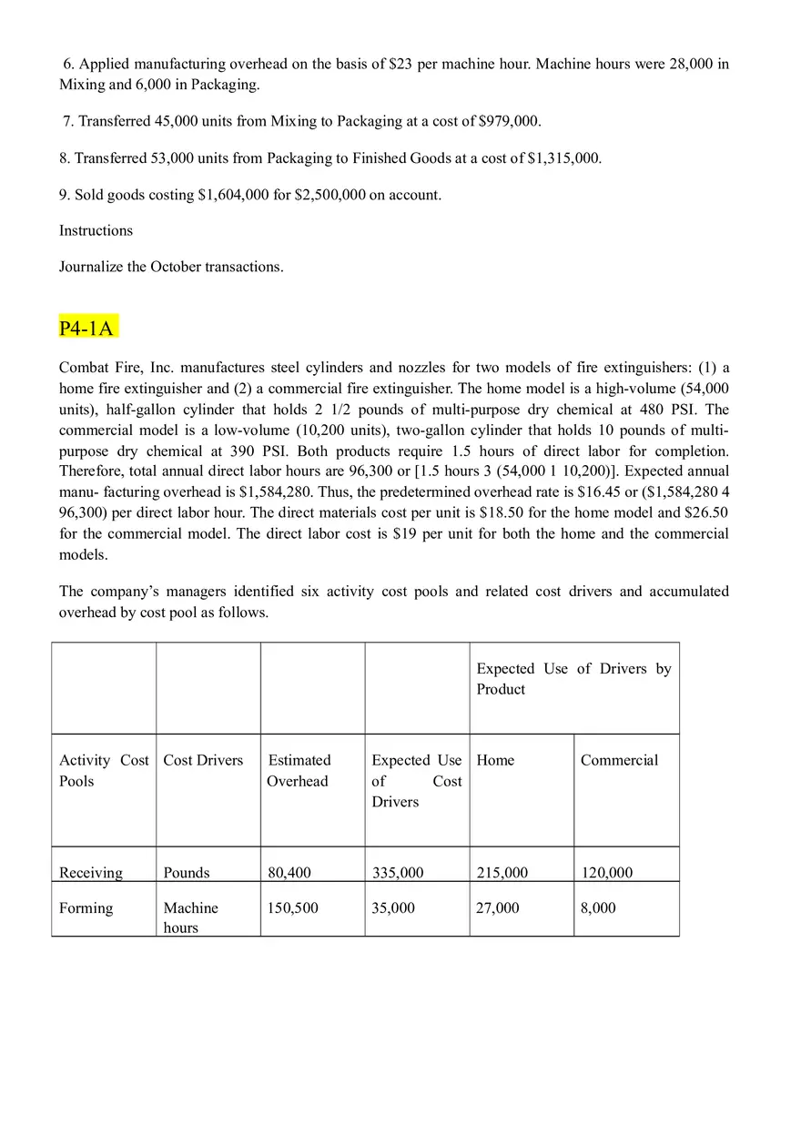 Accounting Revision Package Questions - Page 5