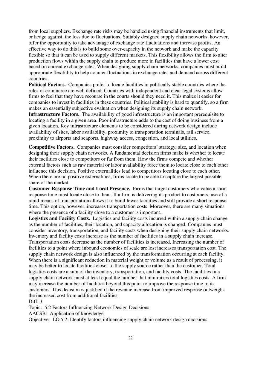 Chapter 5 Network Design in the Supply Chain Essay - Page 2