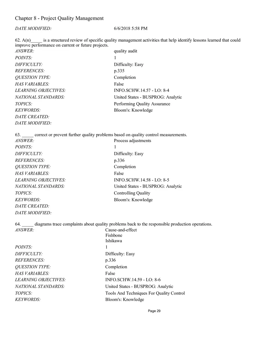 Chapter 8 Project Quality Management Completion - Page 4