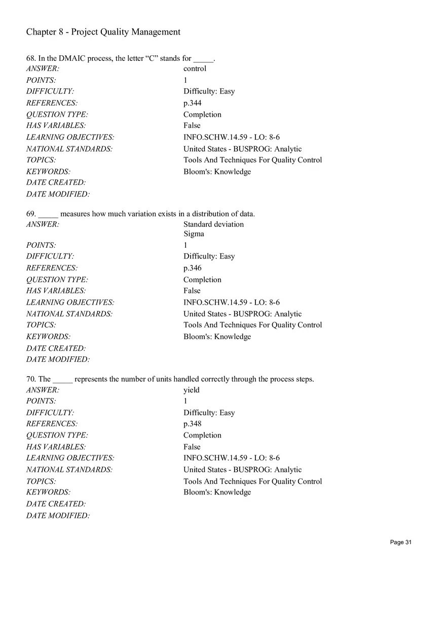 Chapter 8 Project Quality Management Completion - Page 6