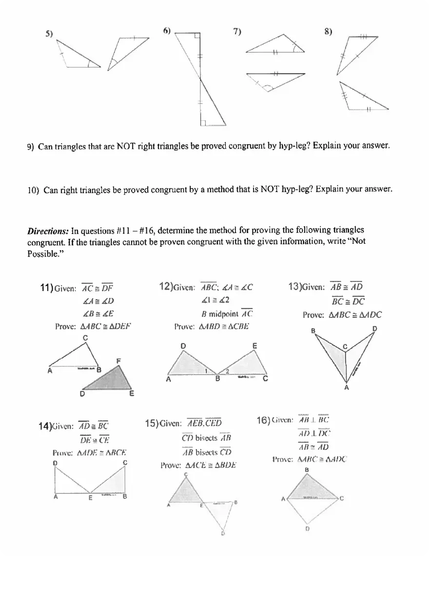 Unit 4.1 Congruent Triangles - Page 4
