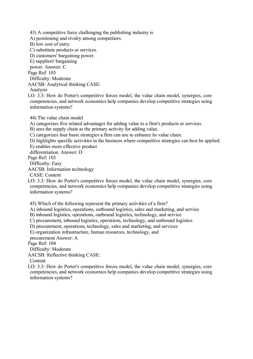 Chapter 3 Information Systems, Organizations, and Strategy Part 2 - Page 8