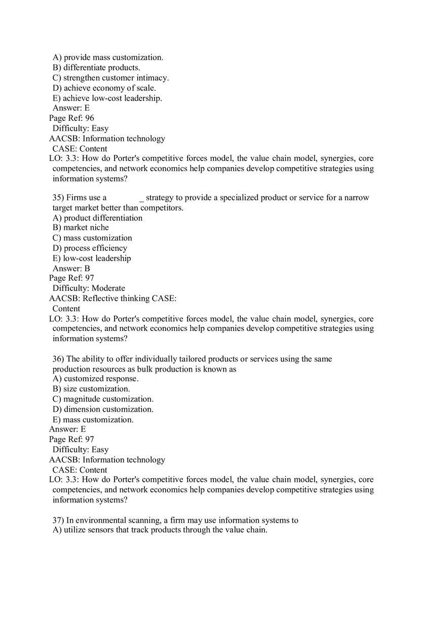 Chapter 3 Information Systems, Organizations, and Strategy Part 2 - Page 5