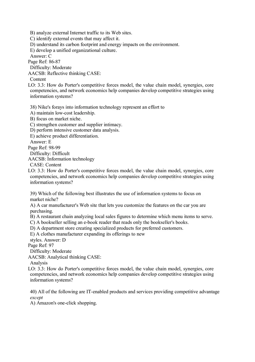 Chapter 3 Information Systems, Organizations, and Strategy Part 2 - Page 6