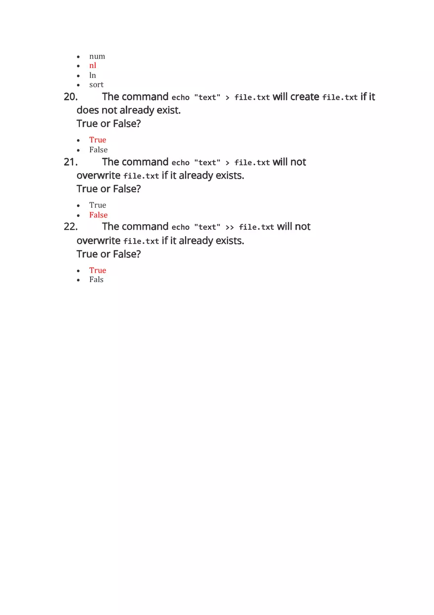 Linux Essentials 2.0 Chapter 10 Exam Answers - Page 3