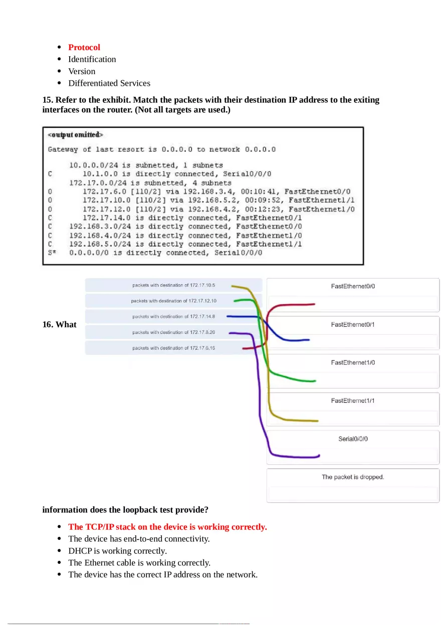 Which Statement Describes the Treatment of Arp Requests on the Local Link - Page 9