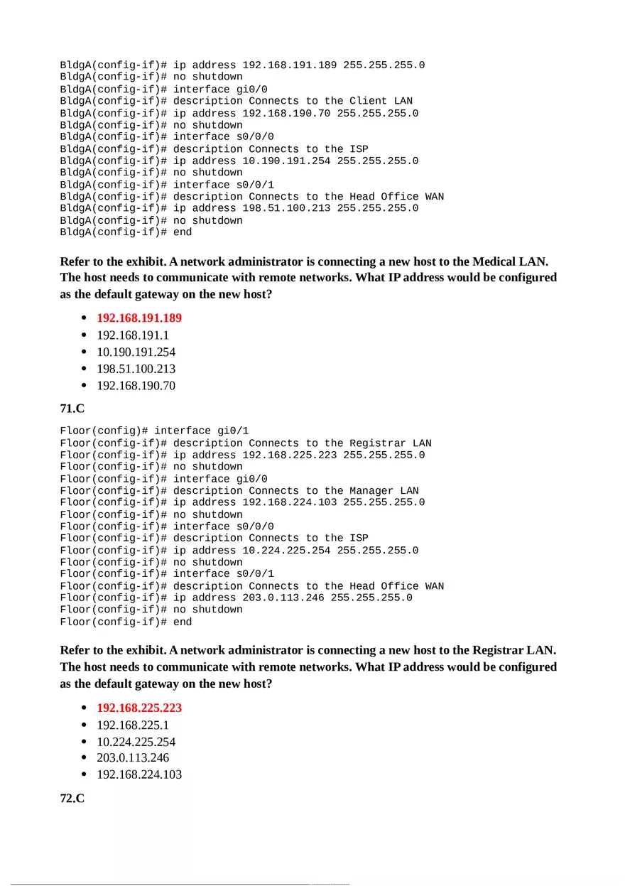 Which Statement Describes the Treatment of Arp Requests on the Local Link - Page 5