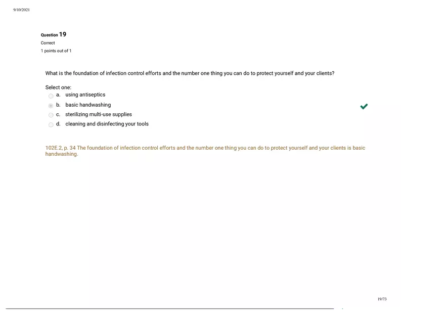 Written Prep Assessment  Attempt Review Part 2 - Page 9