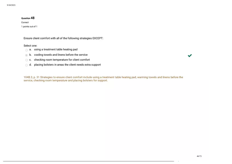 Written Prep Assessment  Attempt Review Part 5 - Page 7