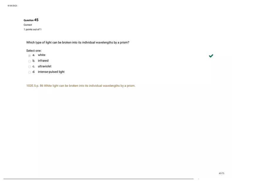 Written Prep Assessment  Attempt Review Part 5 - Page 4