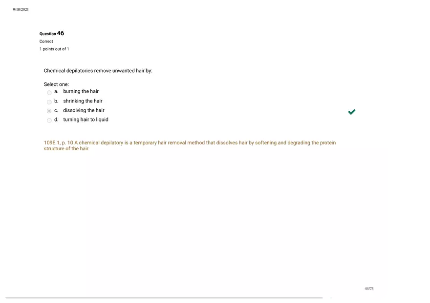 Written Prep Assessment  Attempt Review Part 5 - Page 5
