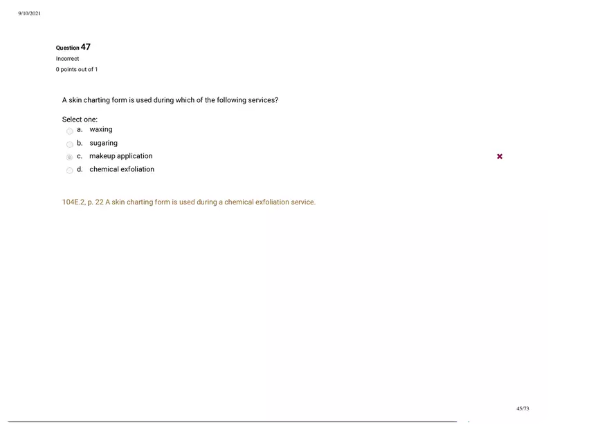 Written Prep Assessment  Attempt Review Part 5 - Page 6