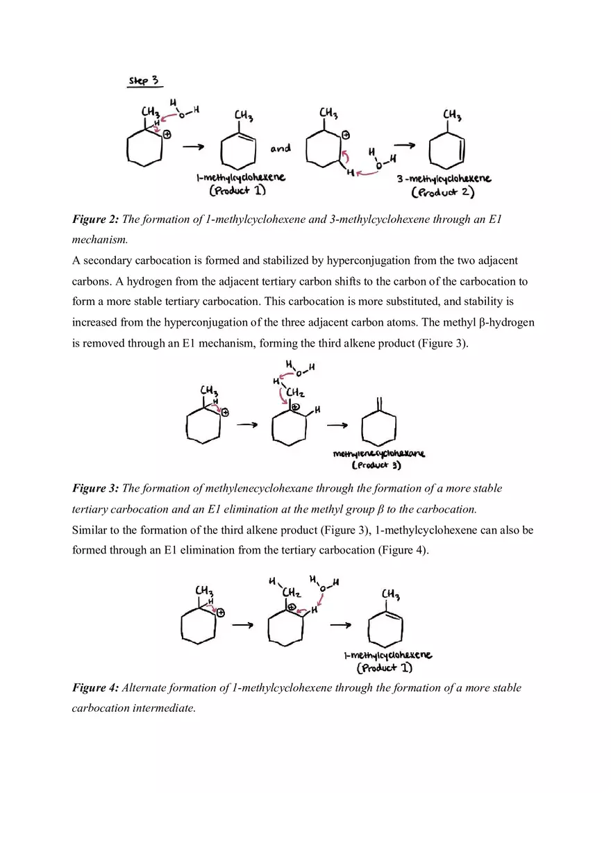 Dehydration of 2-methylcyclohexanol Lab Report - Page 3