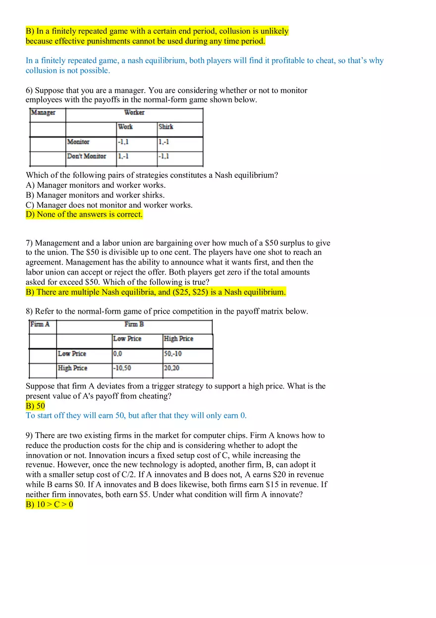 Econ Exam Chapter 10 - Page 5